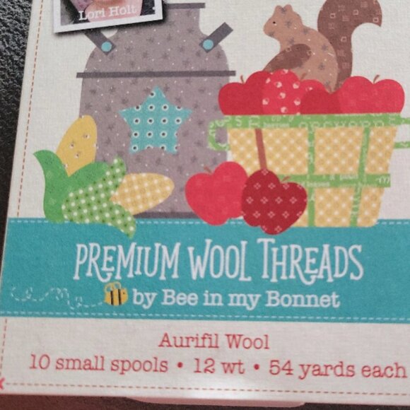 Other - 12wt Aurifil Wool Thread Box by Lori Holt